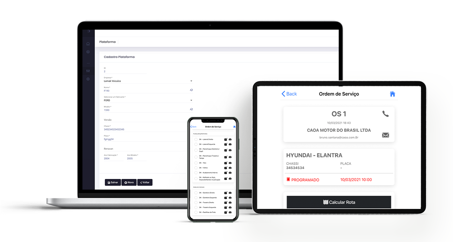 Sistema Web e Mobile